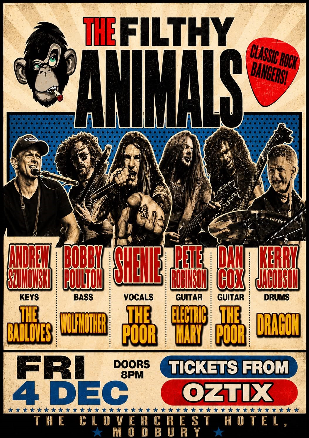Filthy Animals - Friday December 4th